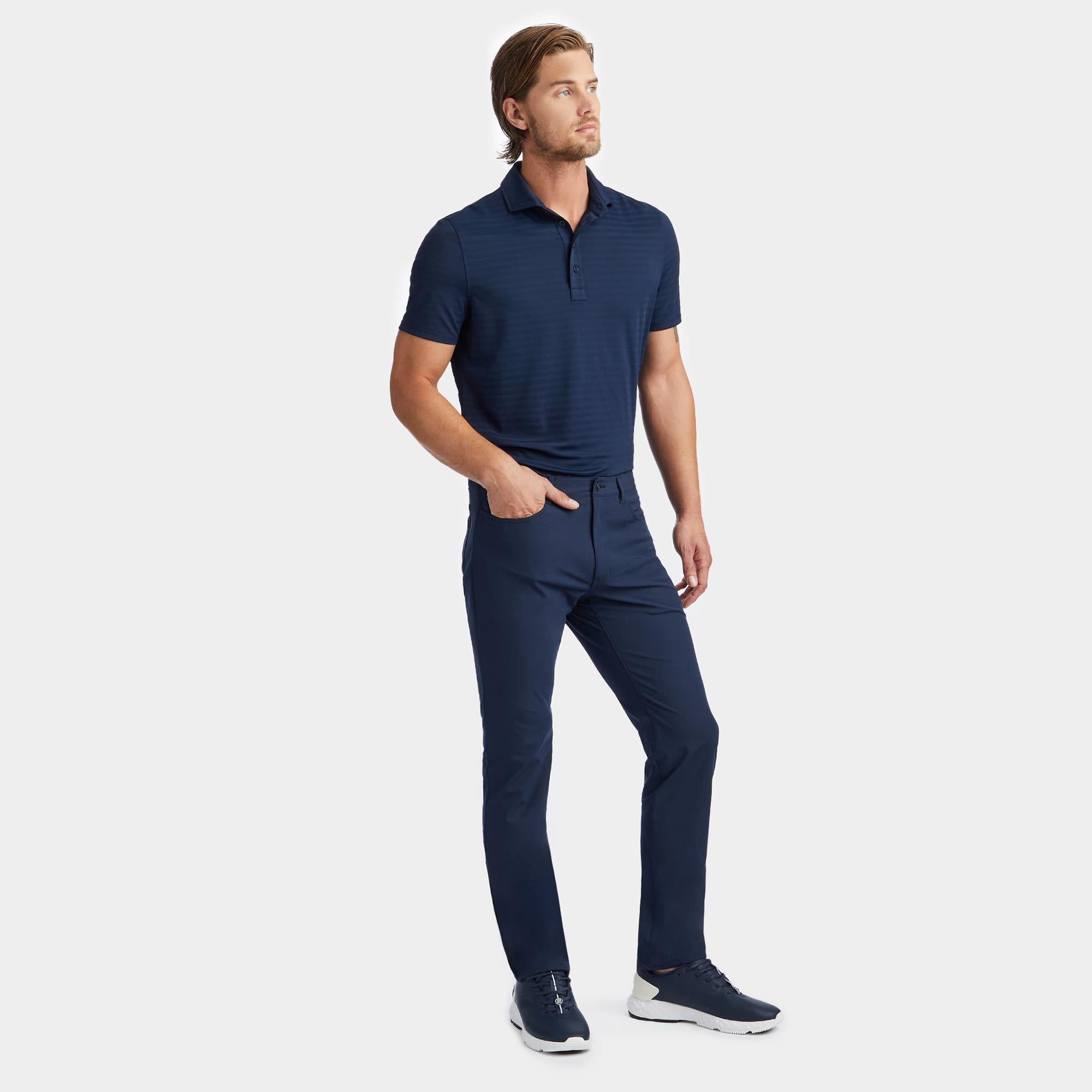 G/FORE Tour 5 Pocket Straight Leg Trousers Twilight